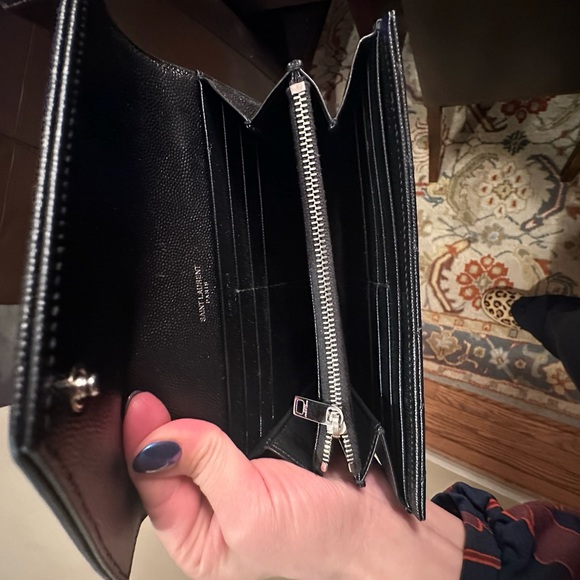 Yves Saint Laurent Medium Loulou Matelasse Leather Shoulder Bag/Wallet Combo - Picture 11 of 15